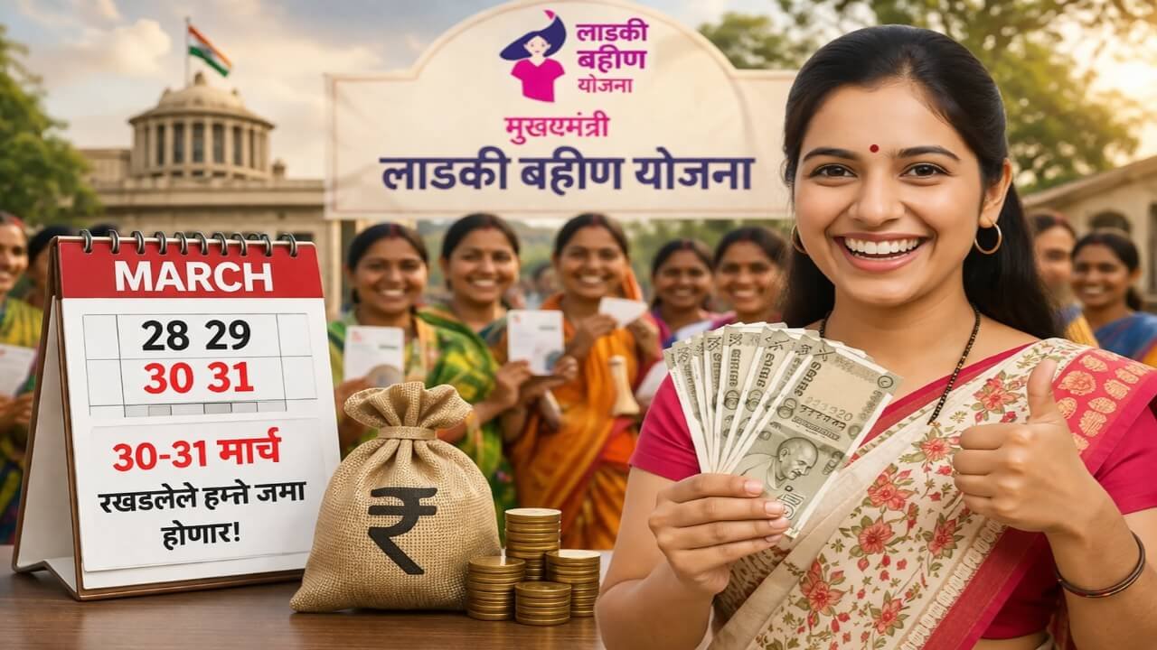 लाडकी बहीण योजना अंतर्गत 30-31 मार्चला रखडलेले हफ्ते जमा होणार, महिलांना पैसे मिळतानाचा फोटो